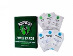 Fore Cards On Course Golf Game 