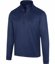 Greg Norman Clubhouse Quarter Zip Men's Navy-Heather Pullover 