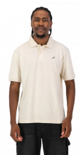 Old School Springboks Embroidery Men's Polo (Ivory)
