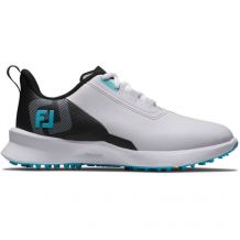 FootJoy Fuel Junior White/Black/Blue Shoes