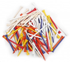 Golf Gear 2 3/4 Multi Wooden Tees - 175 Pack