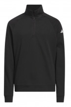adidas Quarter Zip Juniors Black Pullover