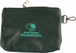 Southern Guards Leather Zip Pouch