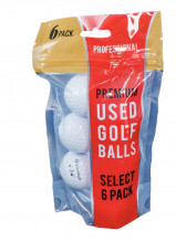 AAA Assorted Red Golf Balls -  6 Pack