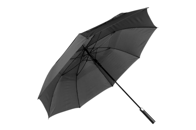 Alice Double Canopy Auto Open Grey Umbrella 