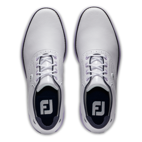 FootJoy Traditions White/Navy/Purple Ladies Shoe
