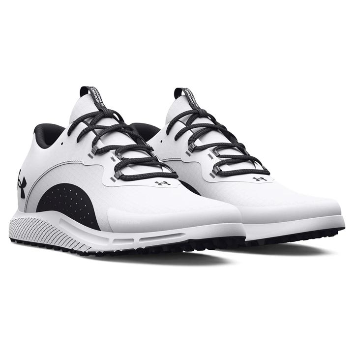  Under Armour Men's Charged Draw 2 SL Men's White Golf Shoes 