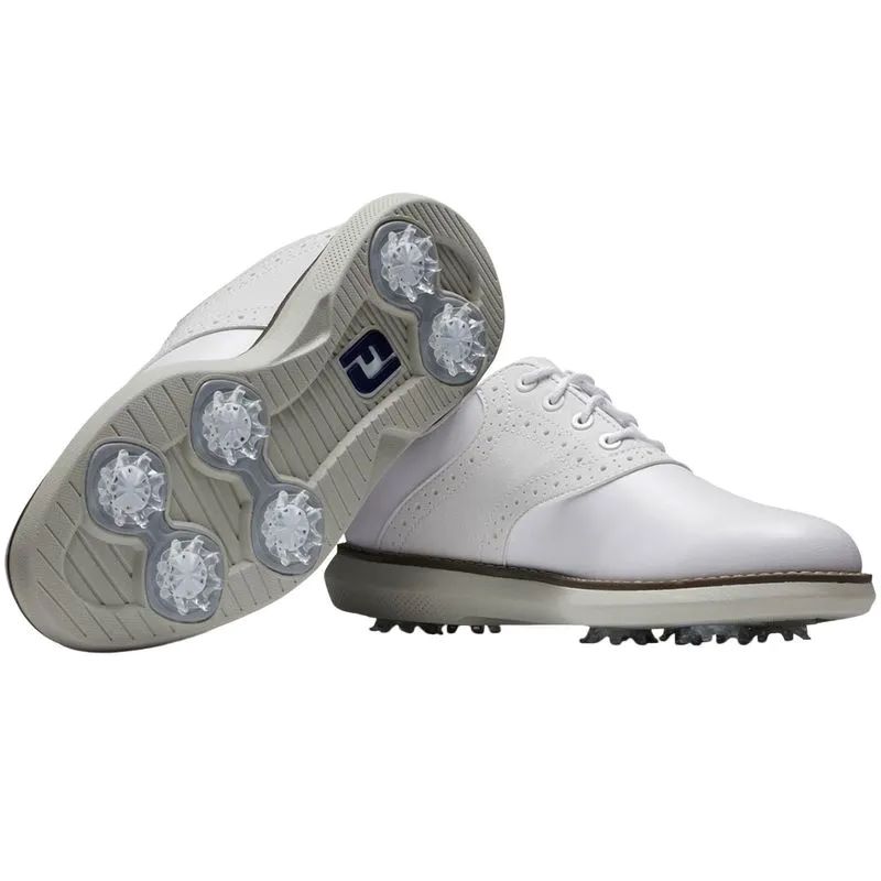 FootJoy Traditions Junior White/Grey Shoes