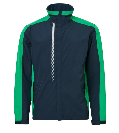 Abacus Links Stretch Men's Navy Rain Jacket