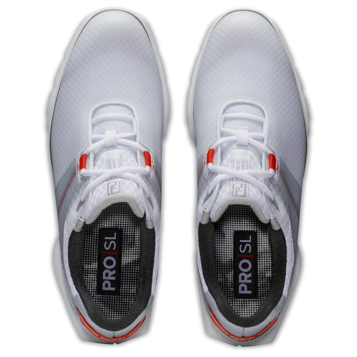 Get the Best Deals on Footjoy 22 Pro SL Sport Men's White/Orange Shoes ...