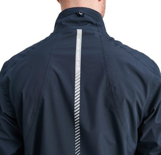 Abacus Links Stretch Men's Navy Rain Jacket