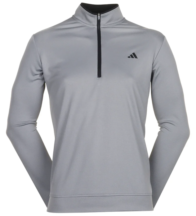 Adidas Core Lightweight Men's Grey Quarter Zip Pullover