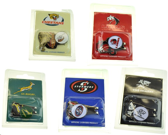 Super Rugby Hat Clip And Ball Marker Set