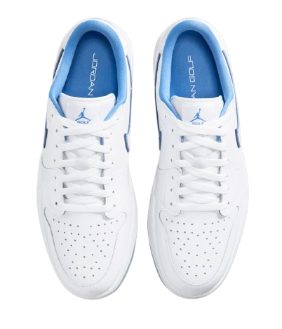 Nike Air Jordan 1 Low G Men's Shoes (White/Blue)