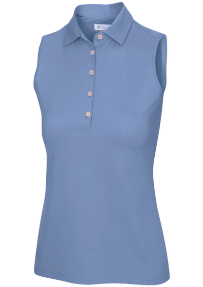 Greg Norman Freedom Micro Pique Ladies Iris Shirt