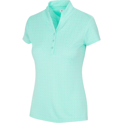 Greg Norman Trellis Jacquard Ladies Shirt