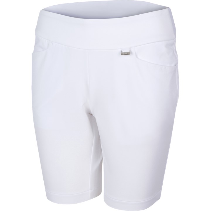 Greg Norman Pull On Bermuda Ladies White Short