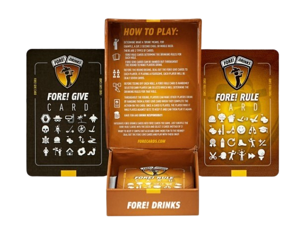 Fore Drinks On Course Golf Game 