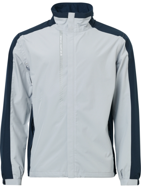 Abacus Links Stretch Men's Navy/Light Grey Rain Jacket 