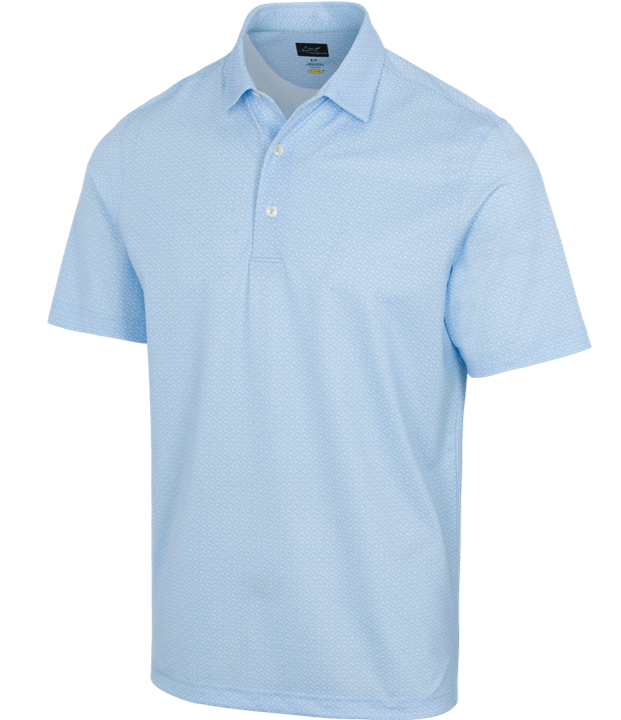 Greg Norman ML75 Flag Men's Blue-Haze Shirt