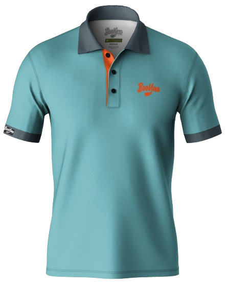 BooYaa Premium Men's Tropical Teal Shirt