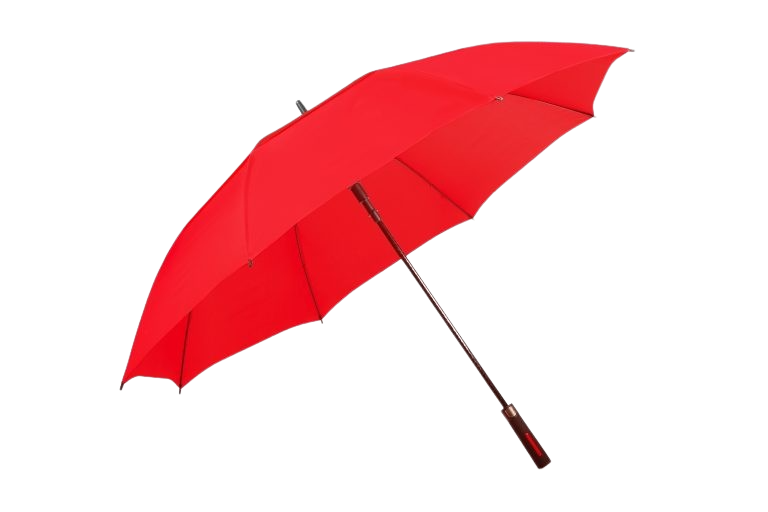 Alice Double Canopy Auto Open Red Umbrella 