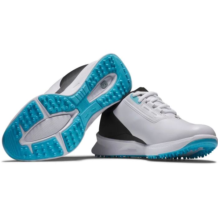 FootJoy Fuel Junior White/Black/Blue Shoes