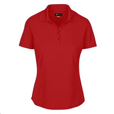 Greg Norman Protek Pique Ladies British Red Shirt