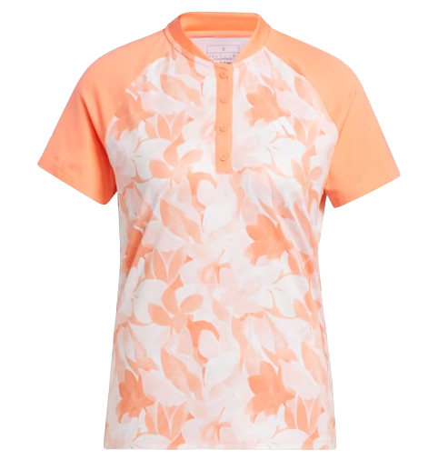 adidas Floral Ladies Coral Fusion Shirt