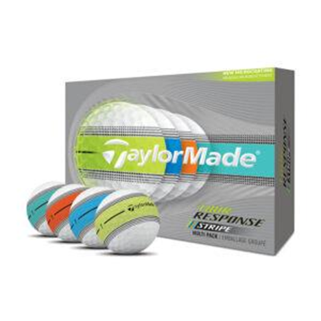 TaylorMade Tour Response Stripe Golf Ball - Multi Colour