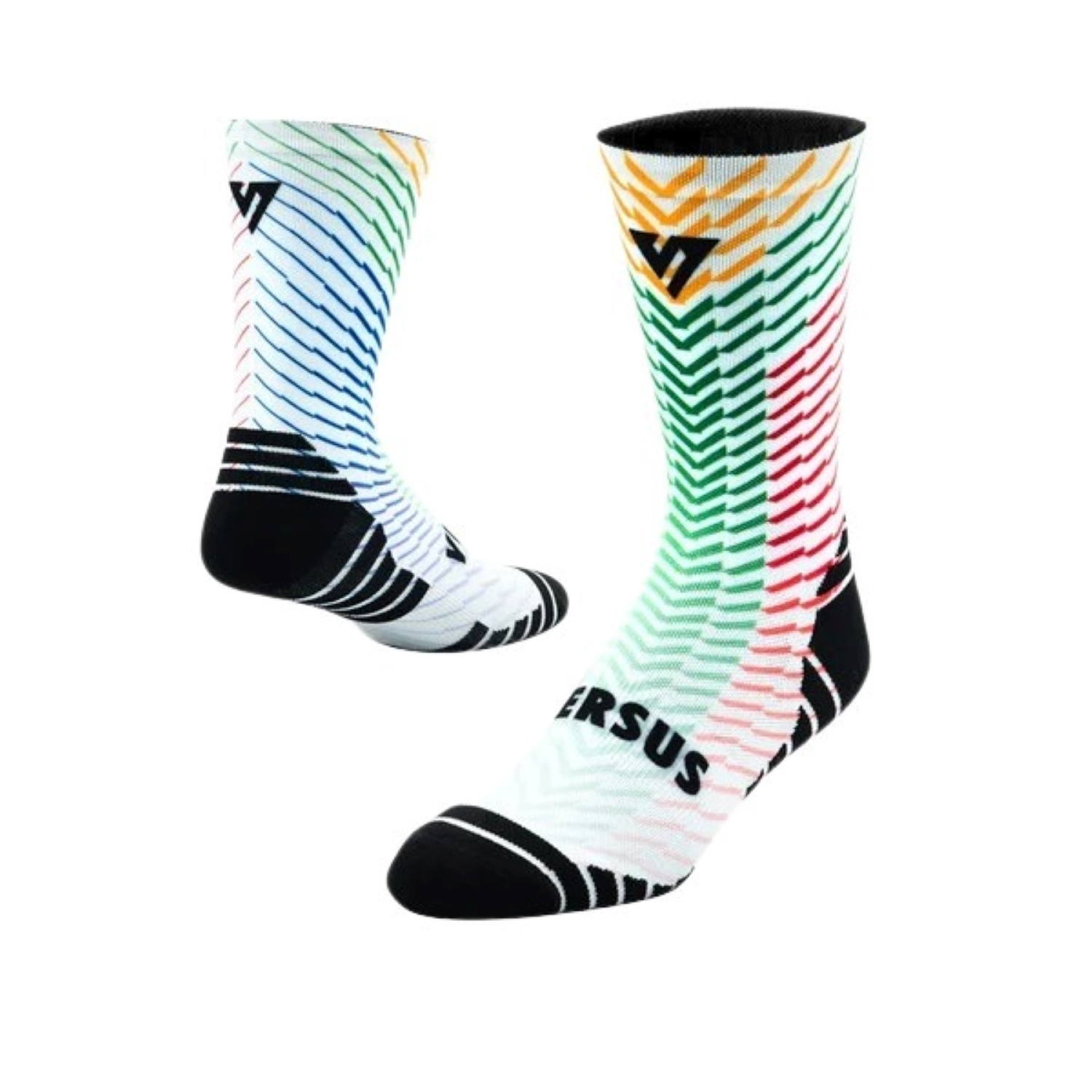  Versus SA Stripes Men's Crew Socks