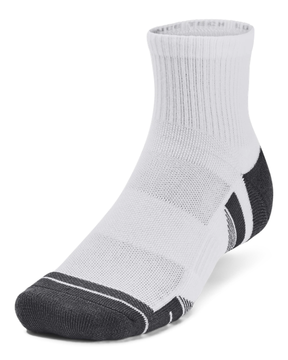  Under Armour Performance Tech Men's 3 Pack 1/4 Cut Socks 