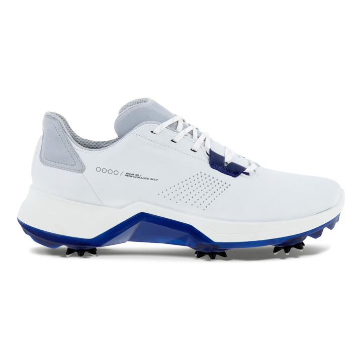 Ecco Golf Biom G5 Men's White/ Blue Shoes 