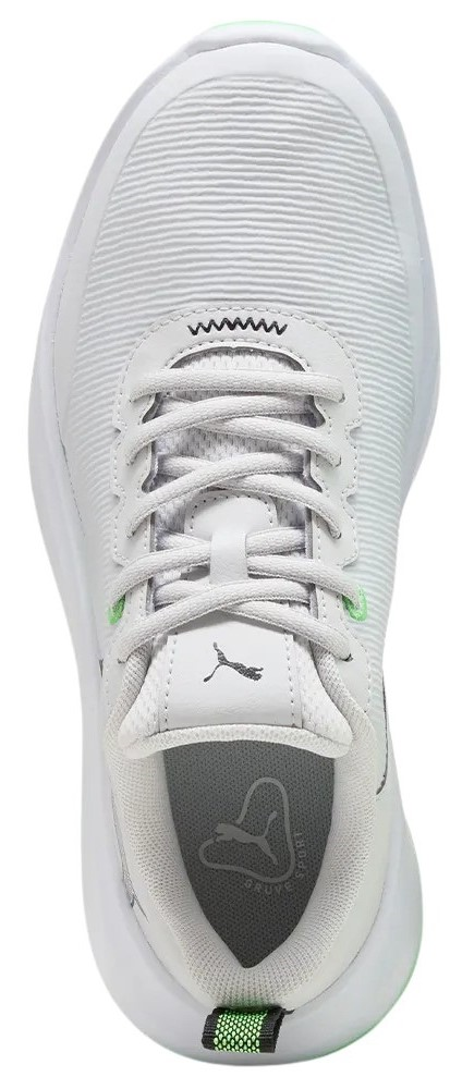 Puma Junior Gruve Shoes (Grey/White/Green)