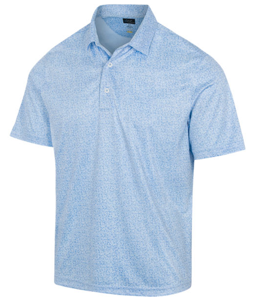 Greg Norman Booerang Men's Blue-Haze Shirt