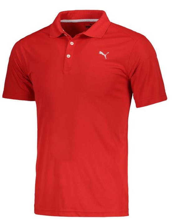 Get the Best Deals on Puma Basic Pounce Men's Red Shirt - The Pro Shop