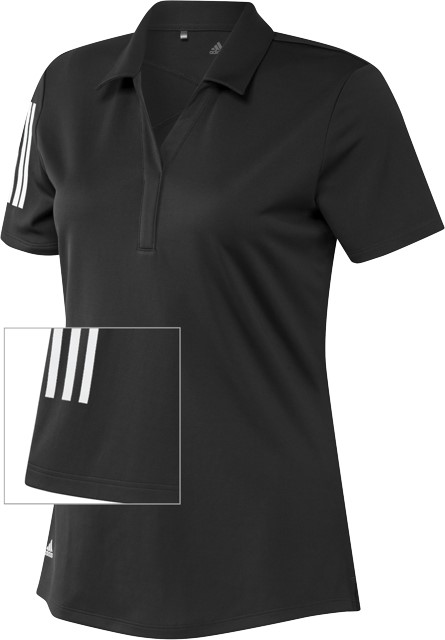 adidas Club Ladies Black Polo Shirt