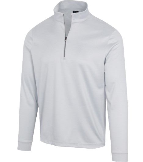 Greg Norman Clubhouse Quarter Zip Men's Shark-Heather Pullover
