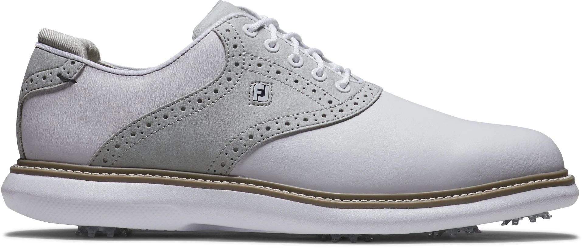 FootJoy Traditions Junior White/Grey Shoes