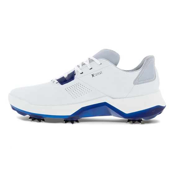 Ecco Golf Biom G5 Men's White/ Blue Shoes 