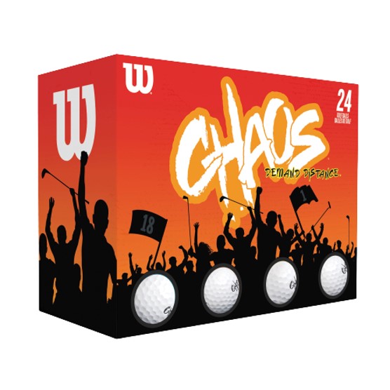 Wilson Chaos 24 Pack Mens Golf Balls