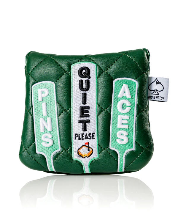 Pins & Aces Quiet Please Mallet Putter Cover