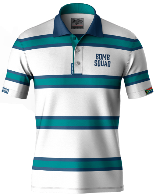BooYaa x Bomb Squad Field Goal Men's Shirt White/Teal