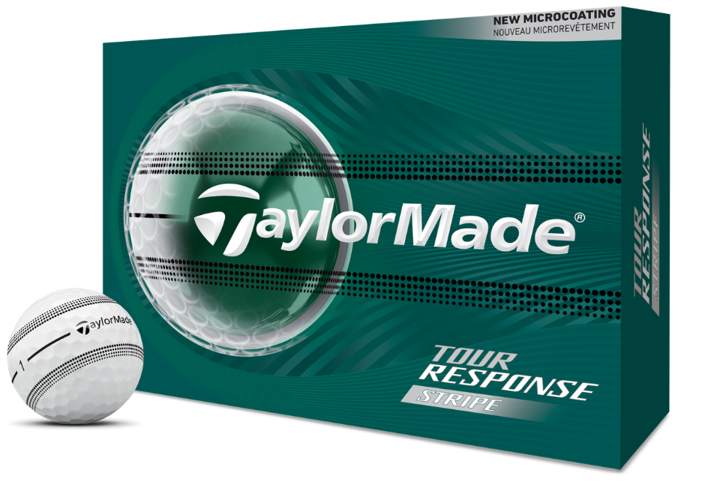 TaylorMade Tour Response Stripe Golf Ball - Clear