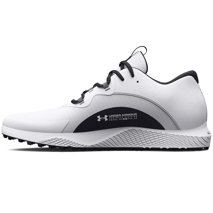  Under Armour Men's Charged Draw 2 SL Men's White Golf Shoes 