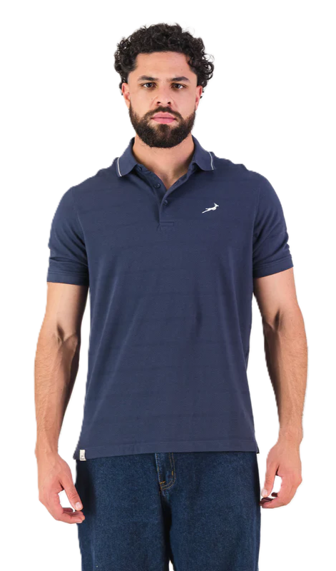 Old School Springboks Golfer Polo (Navy)