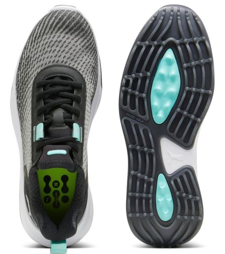 Puma Ladies Fusion Crush Sport Shoes (Black/Mint)