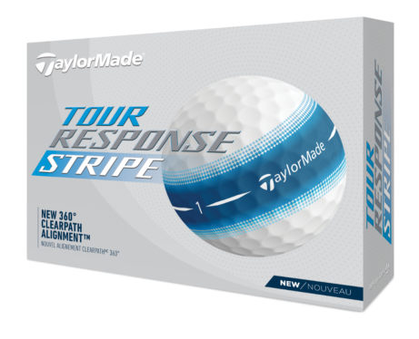 TaylorMade Tour Response Blue Stripe Men's Golf Ball (2022)