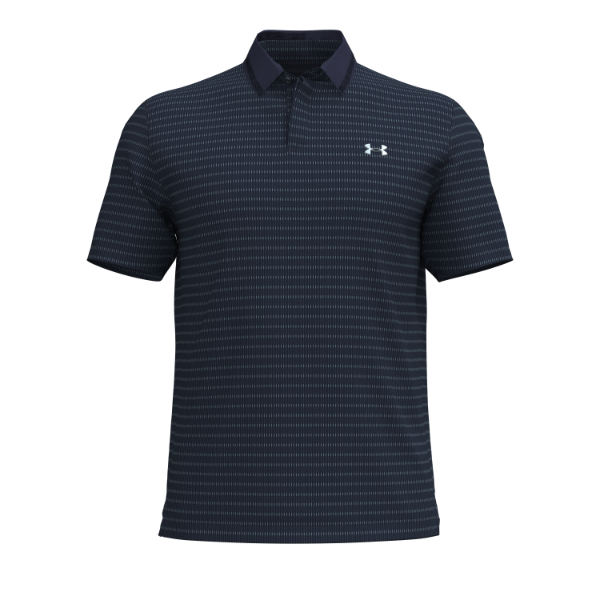 Under Armour Drive Chill Printed Men's Polo (Navy/Blue)