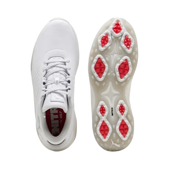 Puma ShadowCat Nitro Leather Men's White/Grey Golf Shoes